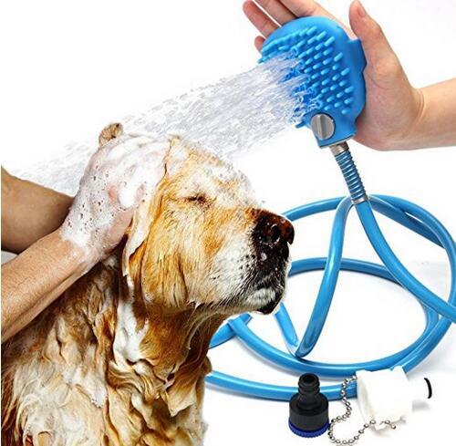 Pet Bath Cleaner Brush Sillcone Shower